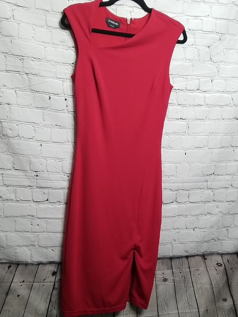 Bebe Dress Womens XSmall Slit Lined